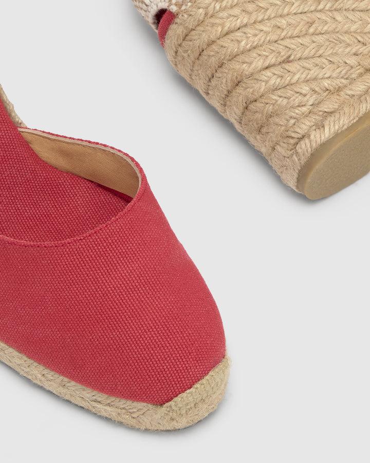 Castañer Calzado de Mujer estilo Pala Talon con Cuña de 9cm de altura | Castañer ÚLTIMAS EDICIONES