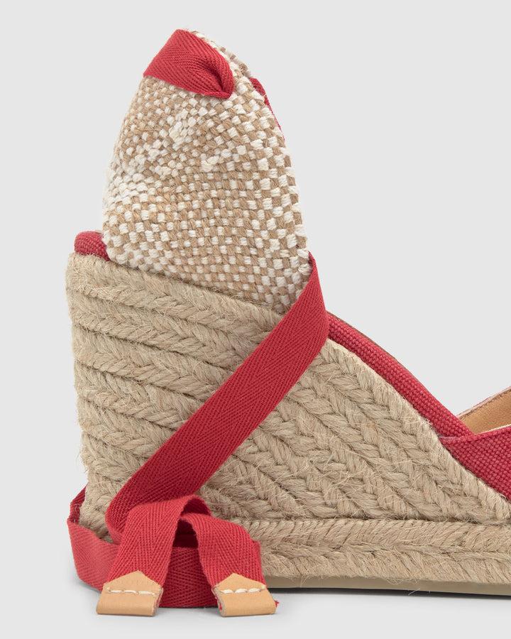 Castañer Calzado de Mujer estilo Pala Talon con Cuña de 9cm de altura | Castañer Últimos 2 días