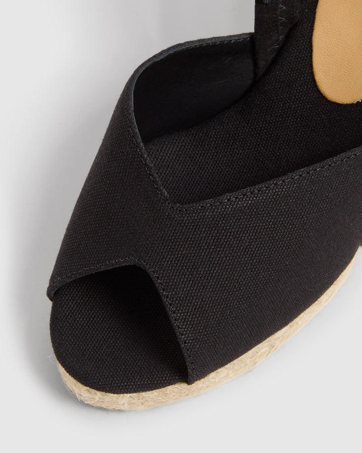 Castañer CASTAÑER | Sandalias Brisa en algodón orgánico y cuña de 9cm. – Castañer Solo queda un día