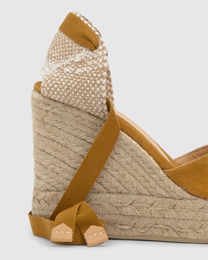 Castañer Calzado de Mujer estilo Pala Talon con Cuña de 11cm de altura | Castañer Descuento por venta flash