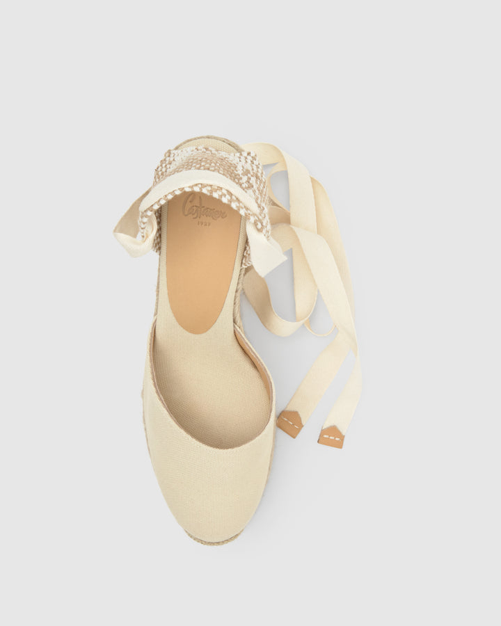 Castañer Calzado de Mujer estilo Pala Talon con Cuña de 11cm de altura | Castañer Ofertas especiales