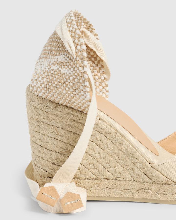 Castañer CASTAÑER ALPARGATAS CUÑA CHIARA IVORY MUJER – Castañer Grandes ahorros