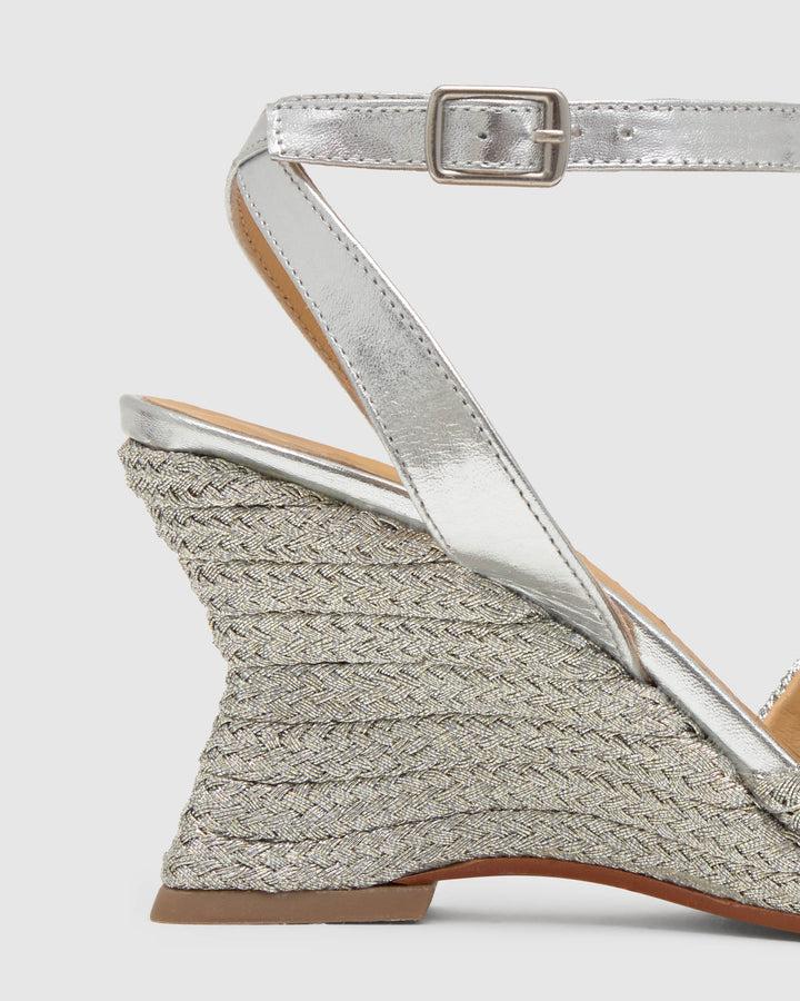 Castañer Calzado de Mujer estilo Pala Talon con Cuña de 8cm de altura | Castañer Venta caliente
