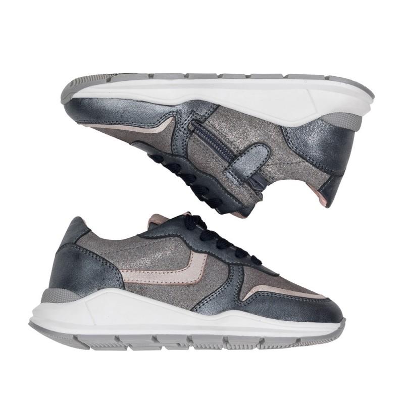 Chetto Sneaker de piel con cremallera lateral Grandes ahorros