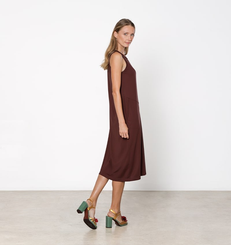 Chie mihara VESTIDO DORINE MARRON Los más vendidos