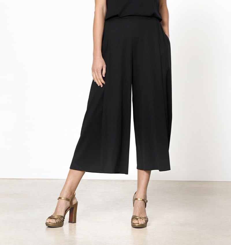 Chie mihara PANTALON PASTICHE NEGRO Envío internacional gratuito