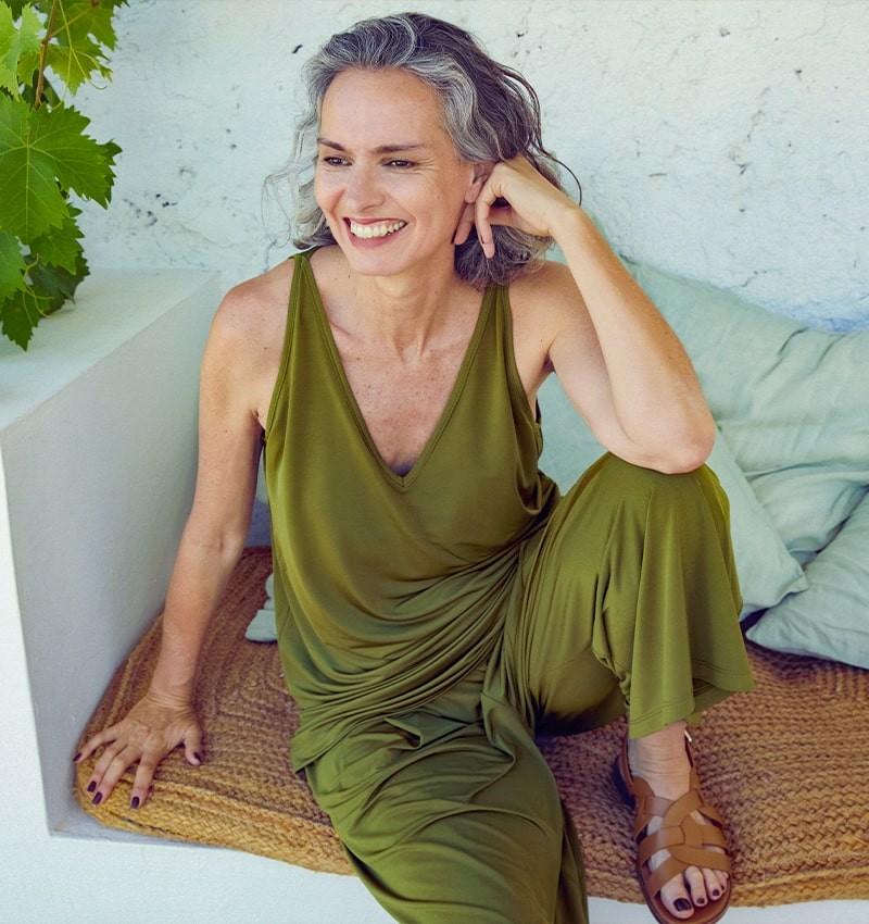 Chie mihara PANTALON PASTICHE VERDE Precios de Black Friday