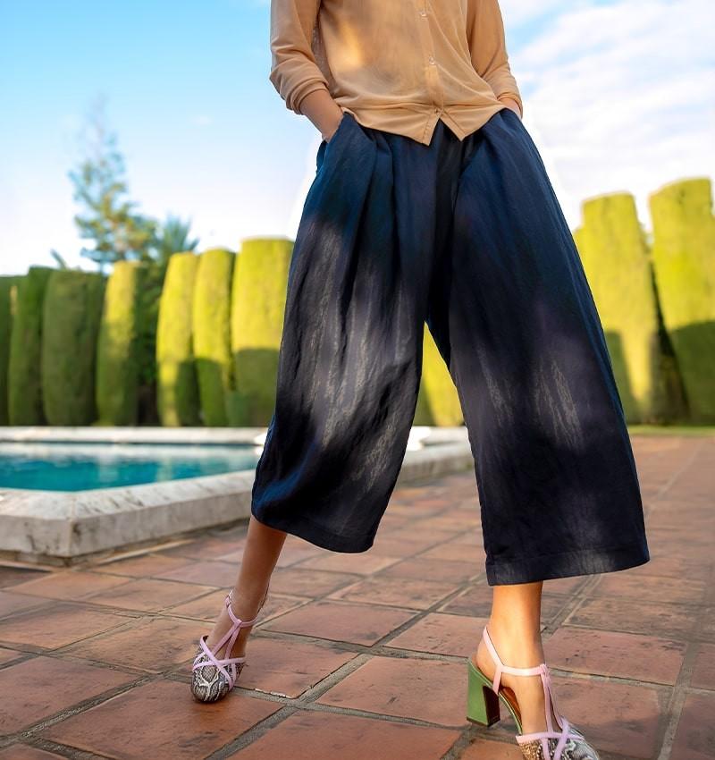 Chie mihara PANTALON PAULA AZUL MARINO En oferta