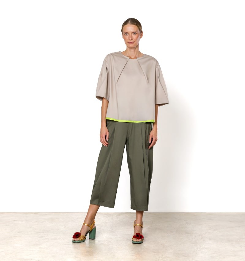 Chie mihara TOP TONATA MARRON CLARO Ofertas de temporada
