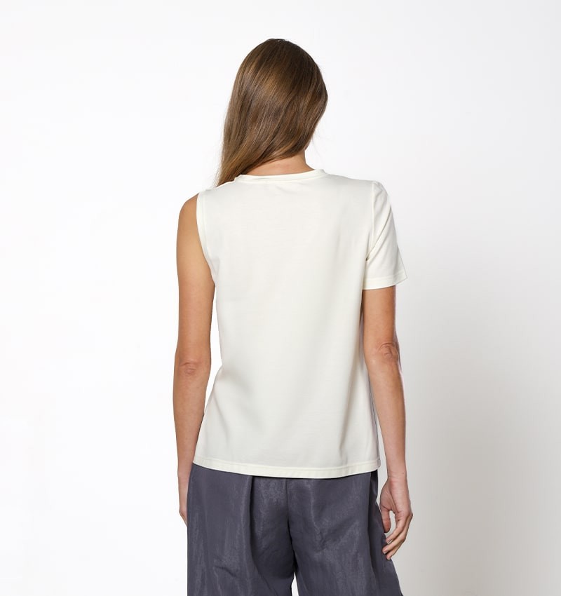 Chie mihara TOP TERUEL BLANCO Ofertas especiales