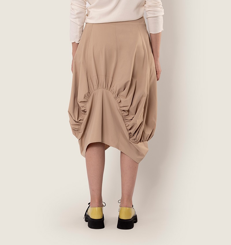 Chie mihara FALDA SKIM MARRON CLARO Venta caliente