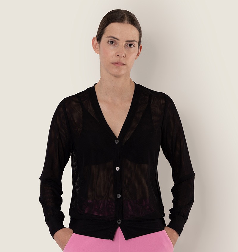 Chie mihara CARDIGAN CHILL NEGRO En oferta