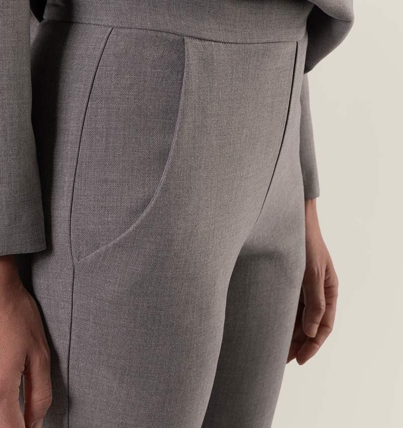 Chie mihara PANTALON PATRI GRIS Descuento