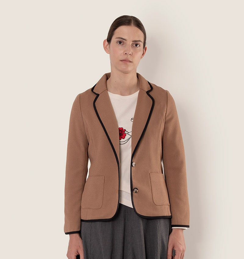 Chie mihara CHAQUETA CADEL MARRON Rebajas online