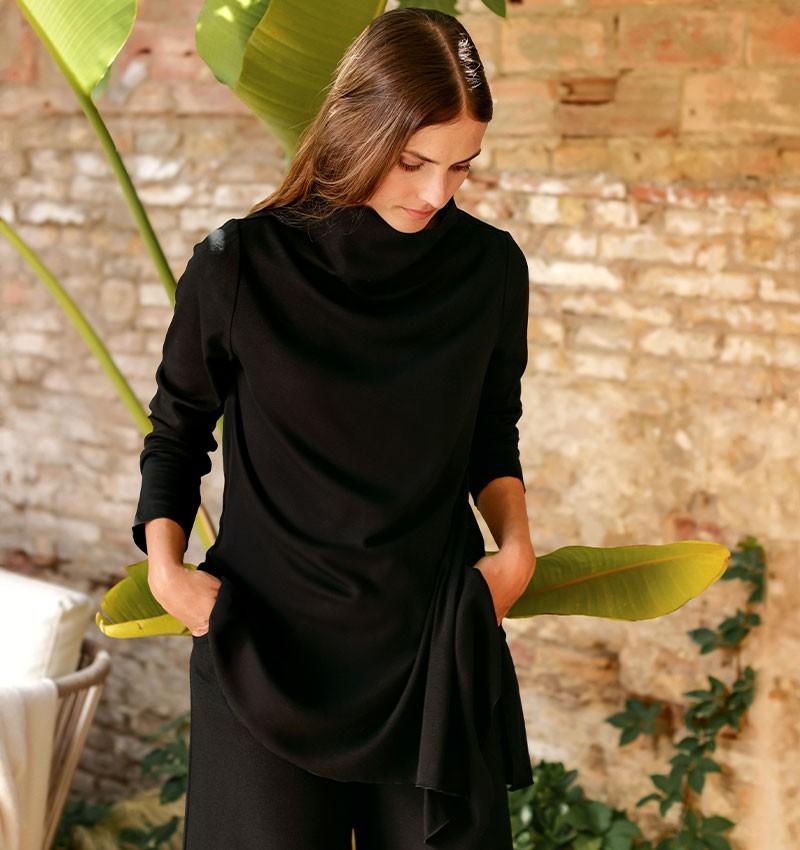 Chie mihara TOP BEST NEGRO COMPRAR AHORA