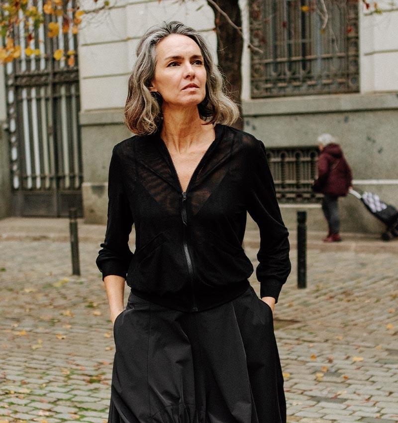 Chie mihara CARDIGAN CHEVI NEGRO Últimos 2 días