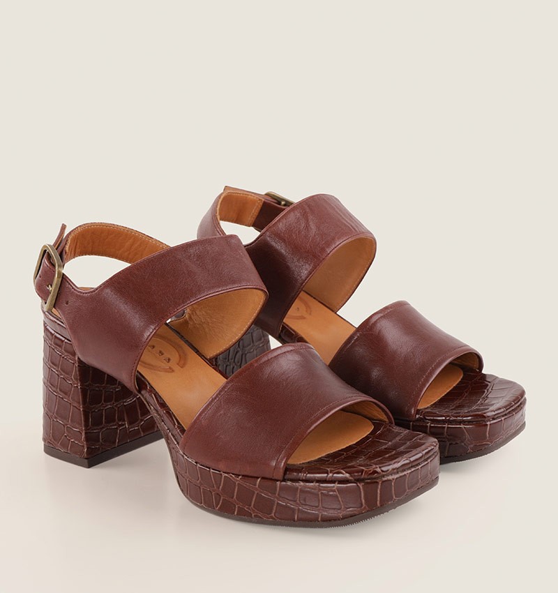 Chie mihara GENIKA BROWN Rebajas de fin de temporada