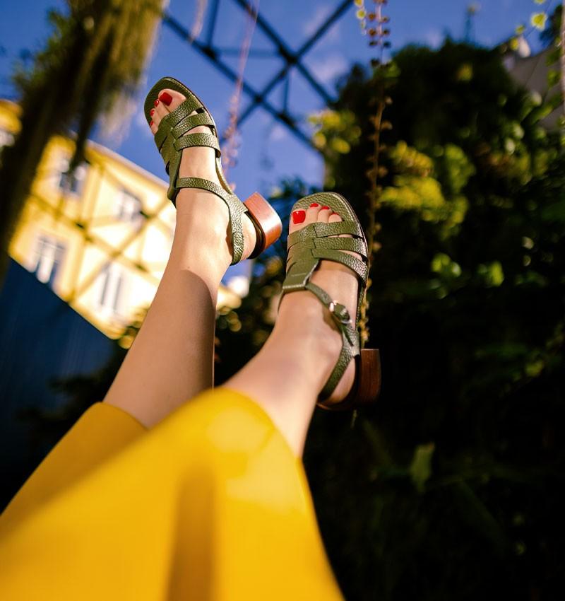 Chie mihara QUELIN GREEN En línea