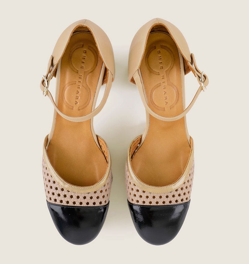 Chie mihara FIZA BLACK-NUDE Venta caliente