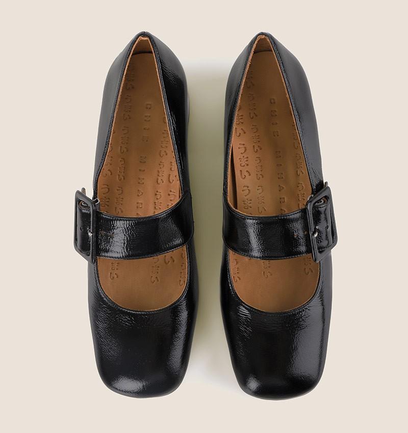Chie mihara UNARI BLACK GREEN Oferta especial