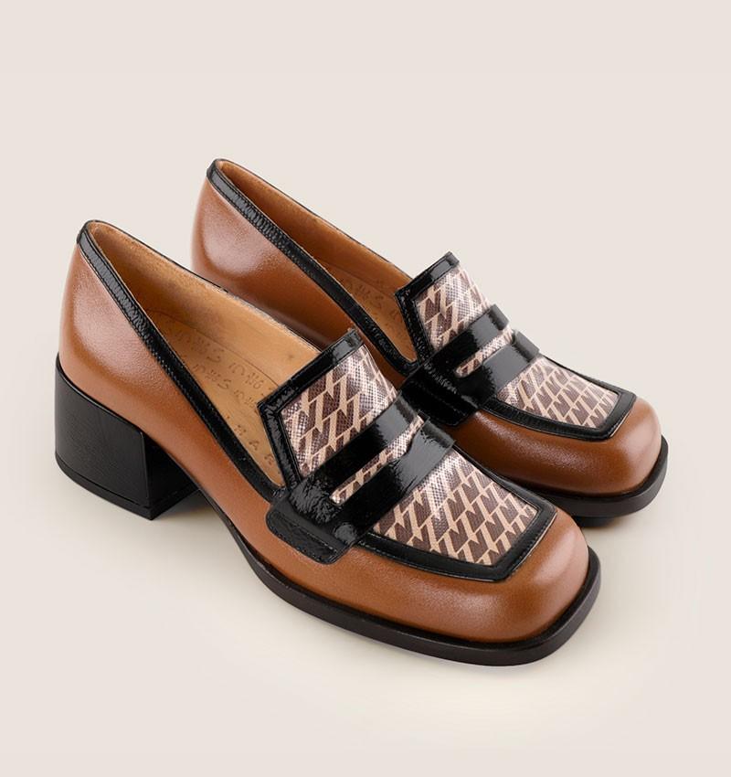 Chie mihara BROCHI BROWN Descuentos del mes