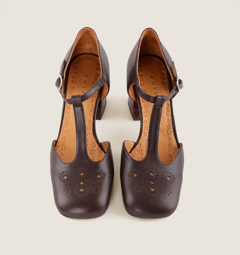 Chie mihara SYKA BROWN Outlet