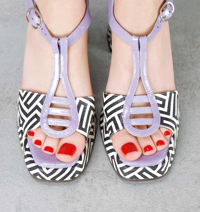 Chie mihara NEI BLACK & WHITE Superdescuento