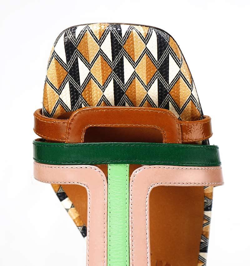 Chie mihara PIYATA MULTI GREEN Ahorra y exporta