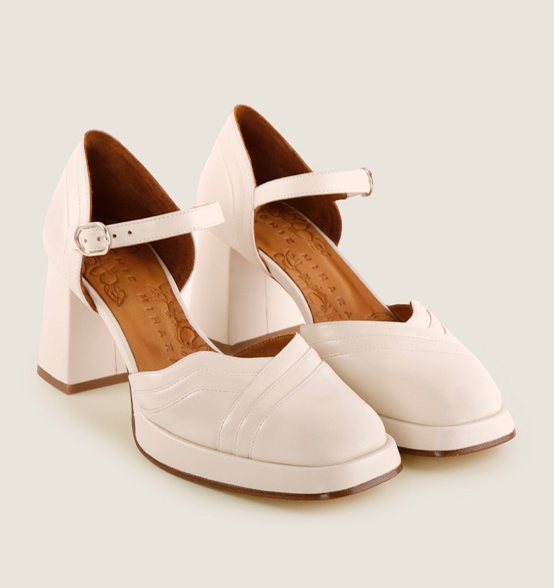 Chie mihara BRI-KATE WHITE Última moda
