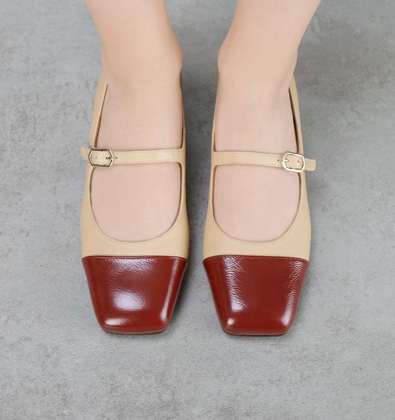 Chie mihara REGIA BEIGE TOP 10 Oferta especial