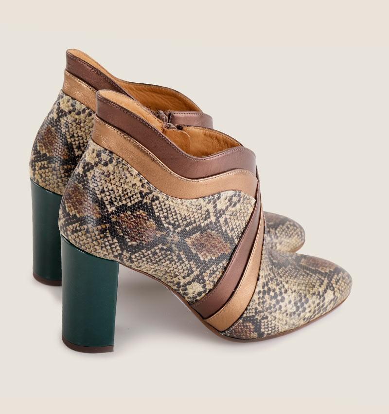 Chie mihara EBIU BROWN AND GREEN Oferta exclusiva