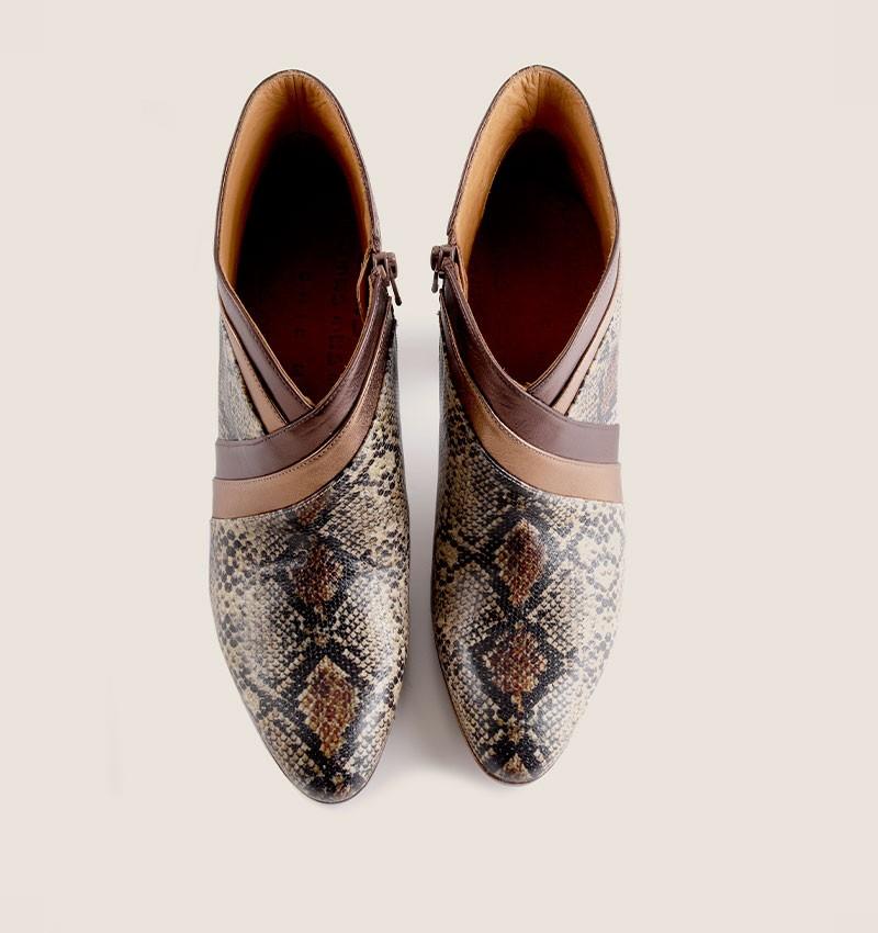 Chie mihara EBIU BROWN AND GREEN Oferta exclusiva