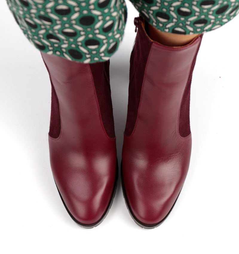 Chie mihara ELMI BURGUNDY Última moda