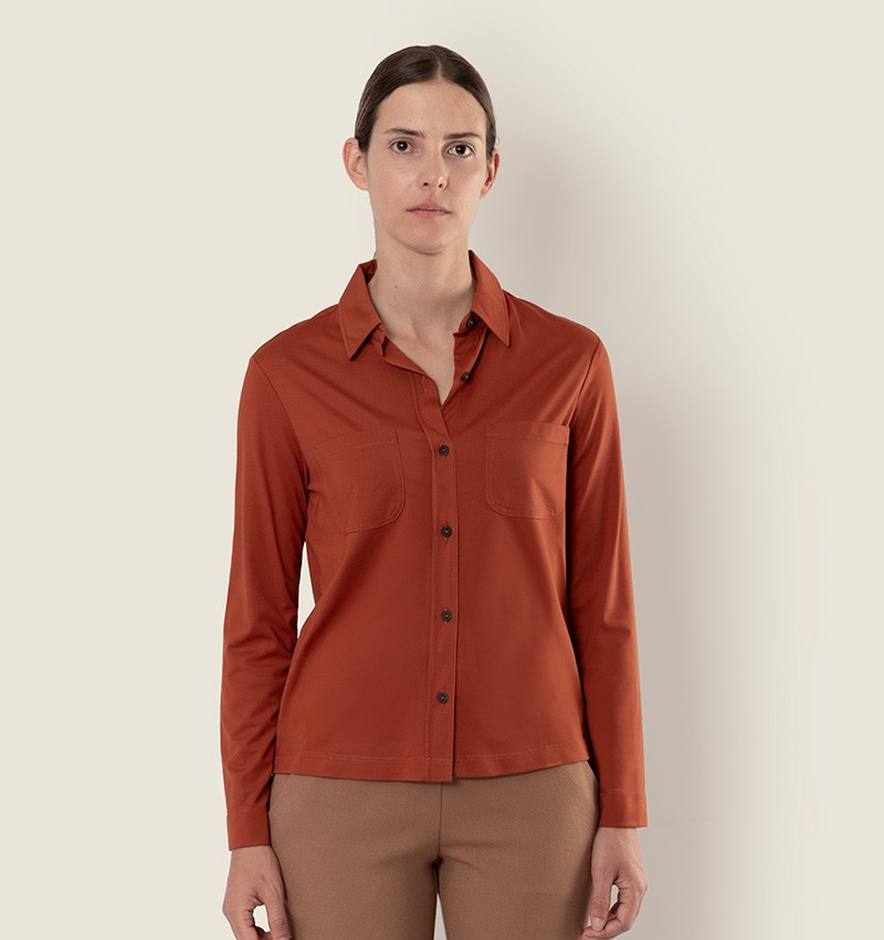 Chie mihara CAMISA BASEL MARRON Grandes ahorros