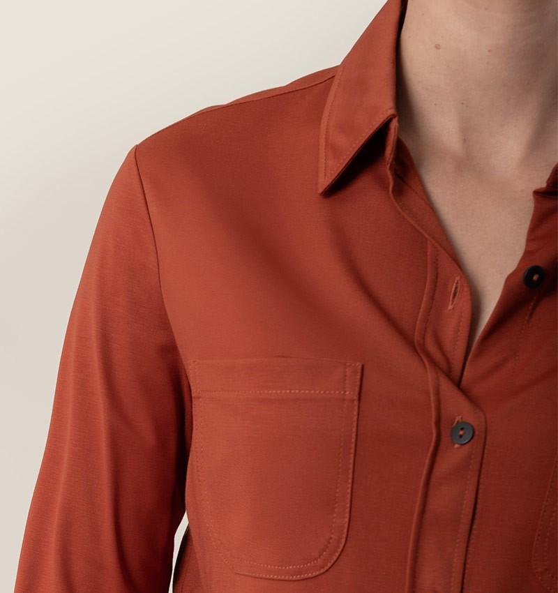 Chie mihara CAMISA BASEL MARRON Grandes ahorros
