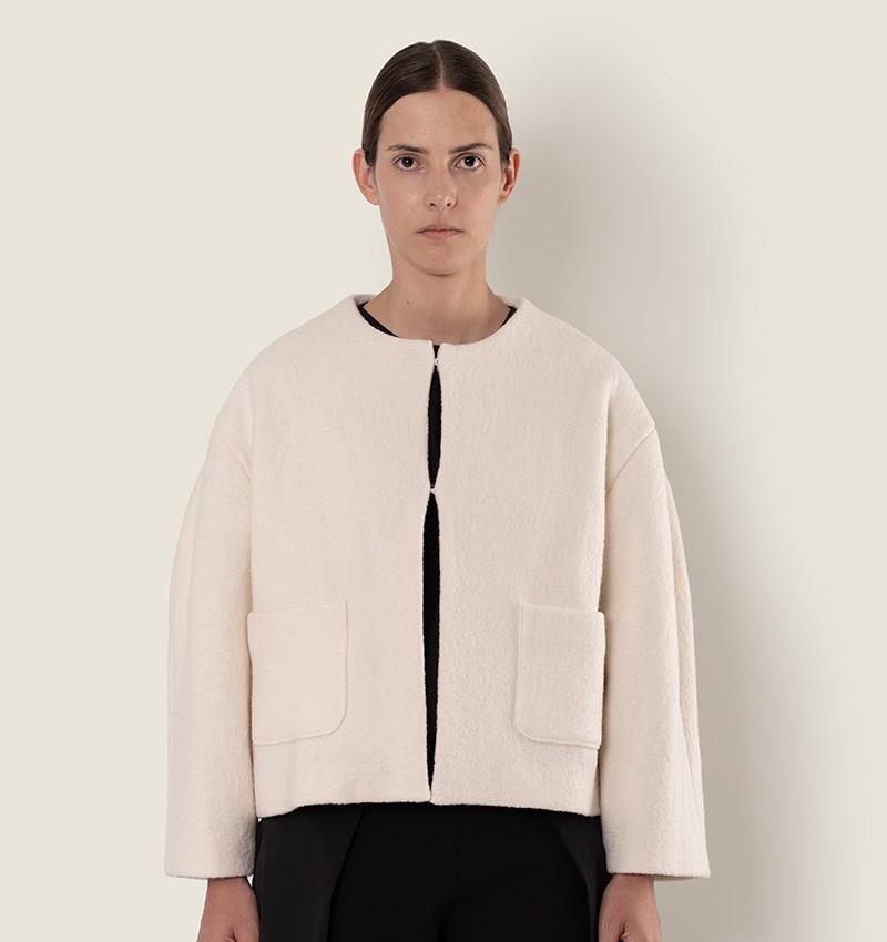 Chie mihara CHAQUETA CAMILA BLANCO Rebajas de fin de temporada