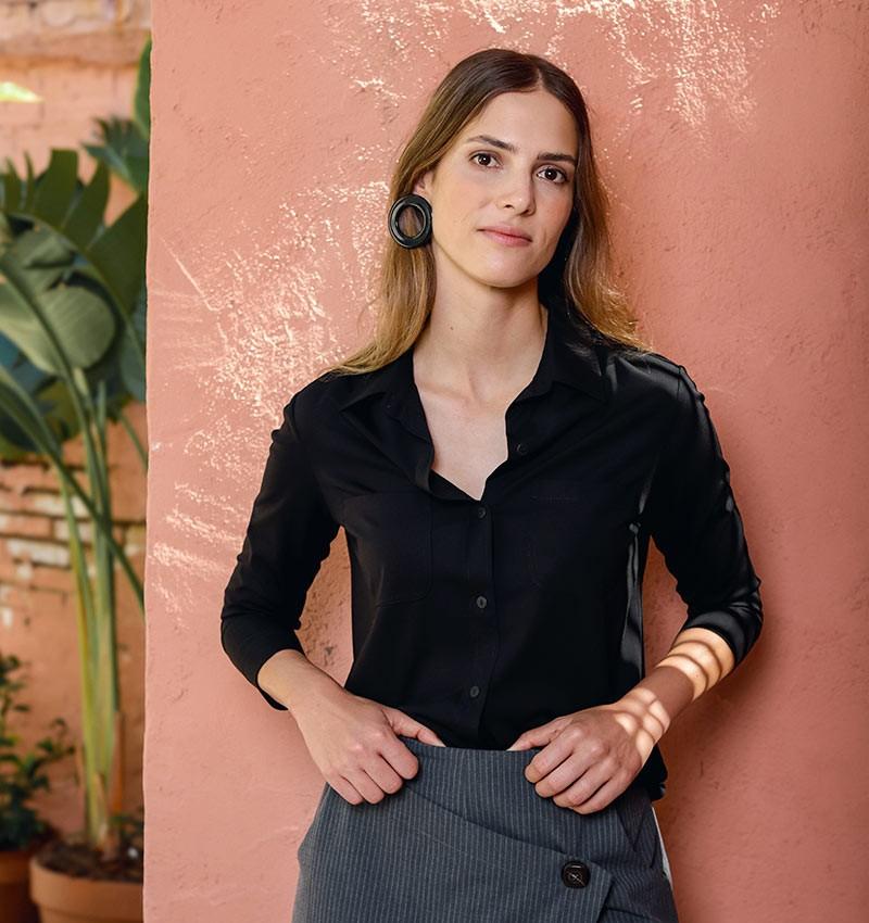 Chie mihara CAMISA BASEL NEGRO Precio ultrabajo