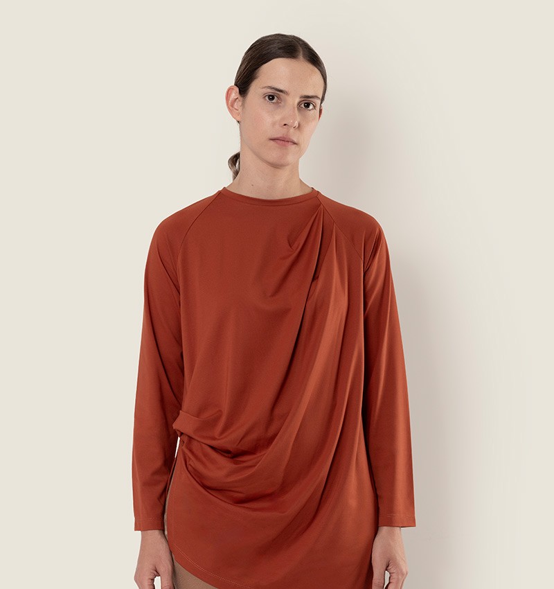Chie mihara TOP BIGAS MARRON Outlet