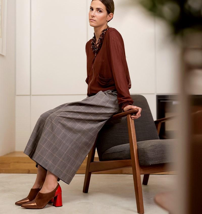 Chie mihara PANTALON PASHA CUADROS Descuento
