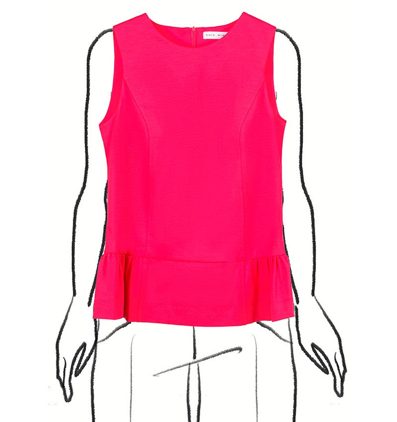 Chie mihara TOP LAVINIA ROSA Descuentos del mes
