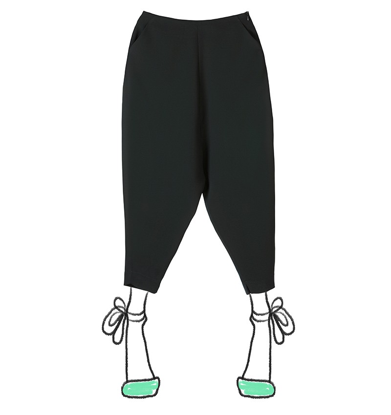 Chie mihara PANTALON BOATE NEGRO Ofertas especiales