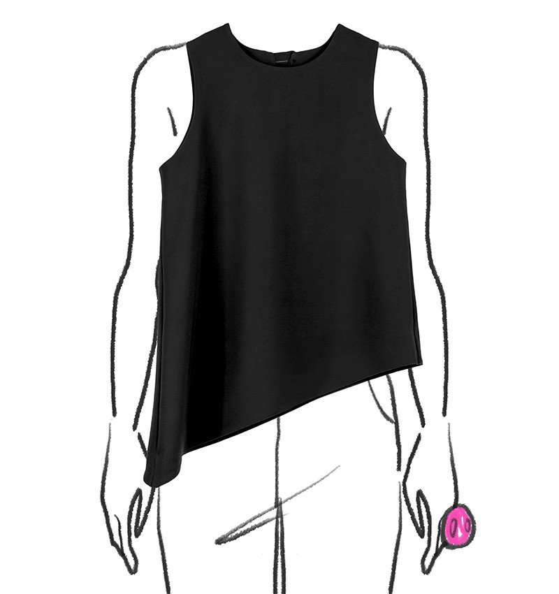 Chie mihara TOP LUANA NEGRO Rebajas de fin de temporada