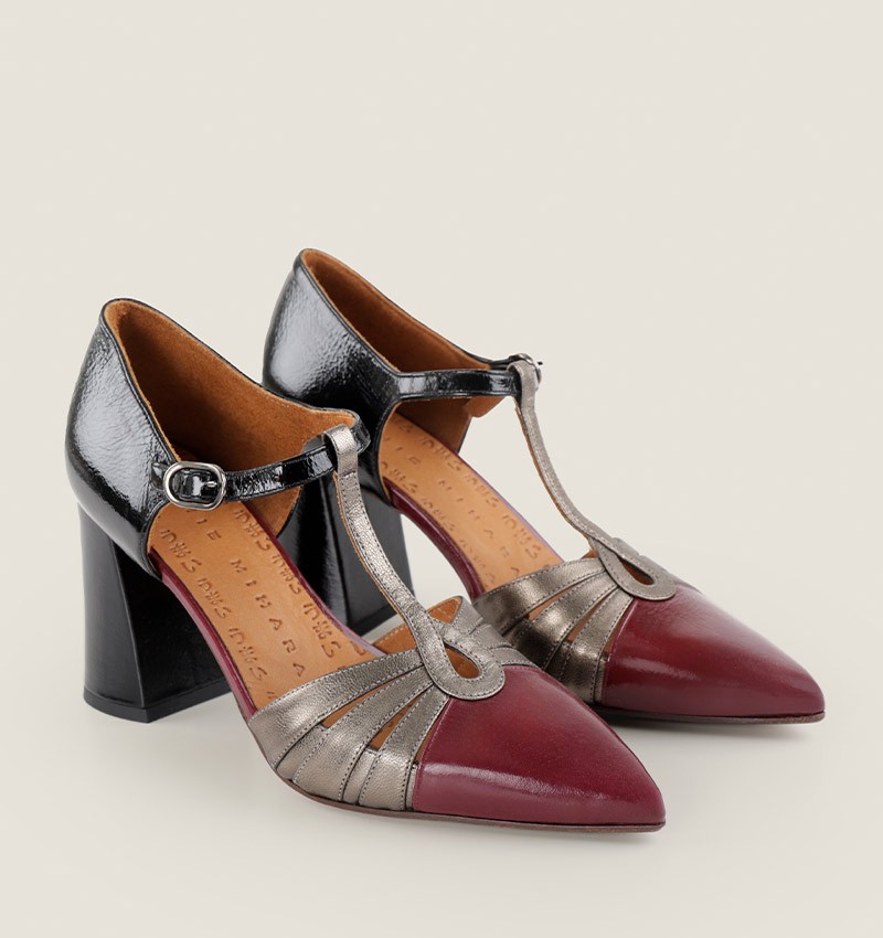 Chie mihara LOMERA GRAPE AND BLACK Tienda