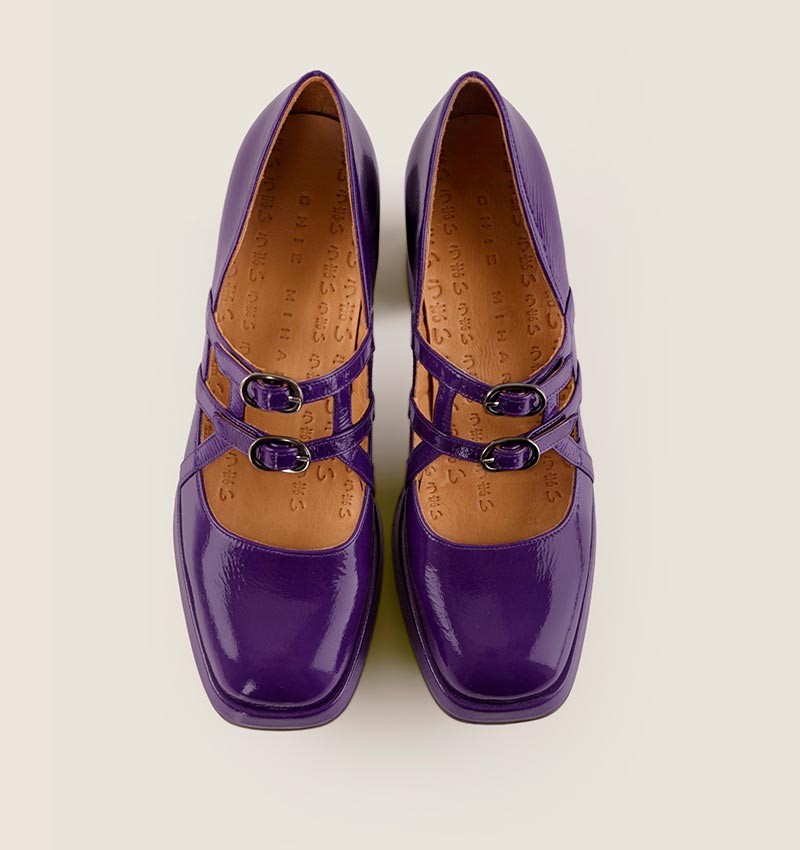 Chie mihara KIORI PURPLE Liquidación
