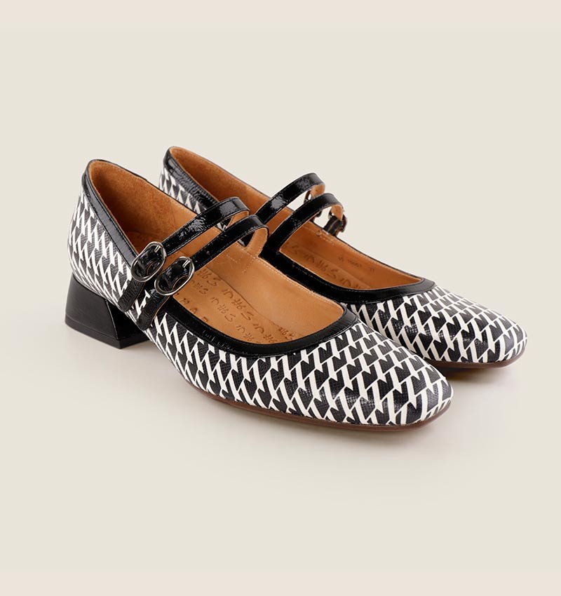 Chie mihara HARANA BLACK & WHITE Libre de impuestos