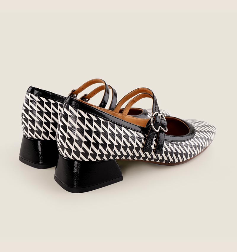 Chie mihara HARANA BLACK & WHITE Libre de impuestos