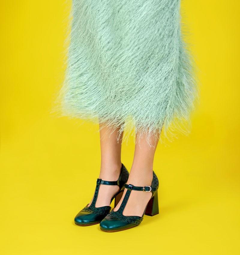 Chie mihara MANTE DARK GREEN