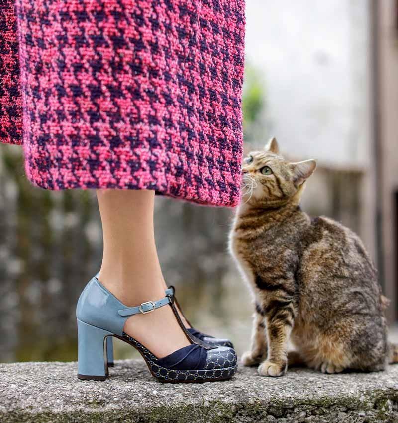 Chie mihara DAJUD NAVY-LAKE Ofertas especiales