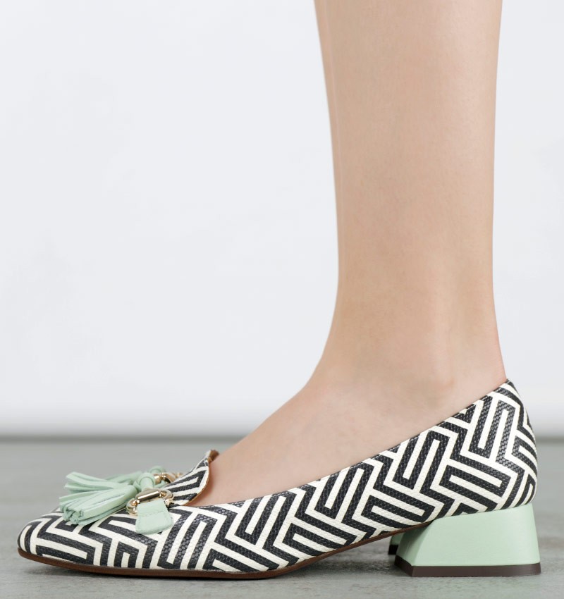 Chie mihara HETUS BLACK & WHITE Descuento