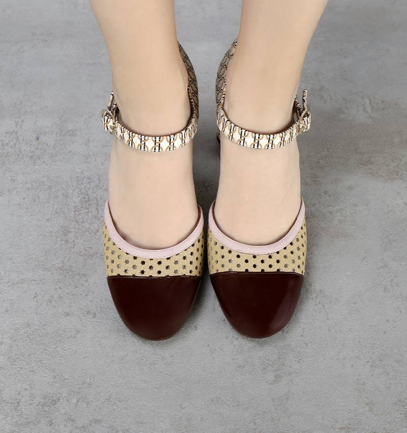 Chie mihara MACAIN BROWN Tienda